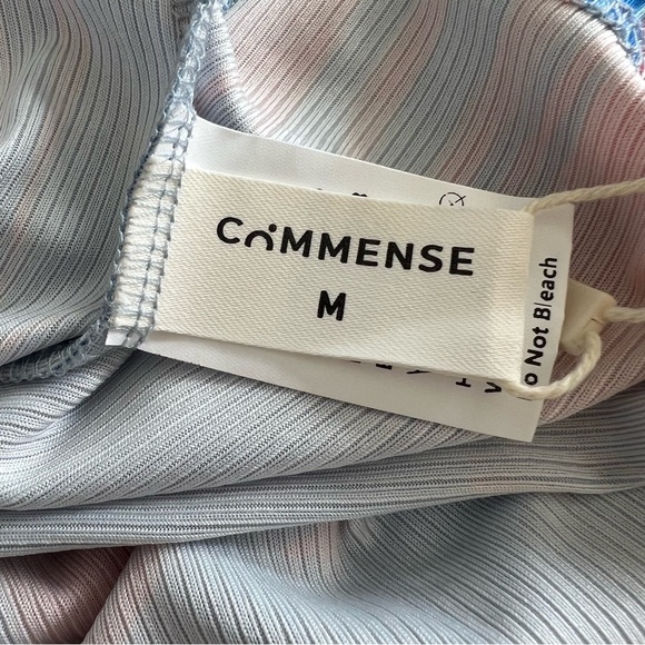 Commense Women's Flaming Passions Cowl Neck Long Dress Blue Size Medium Maxi - Picture 9 of 11